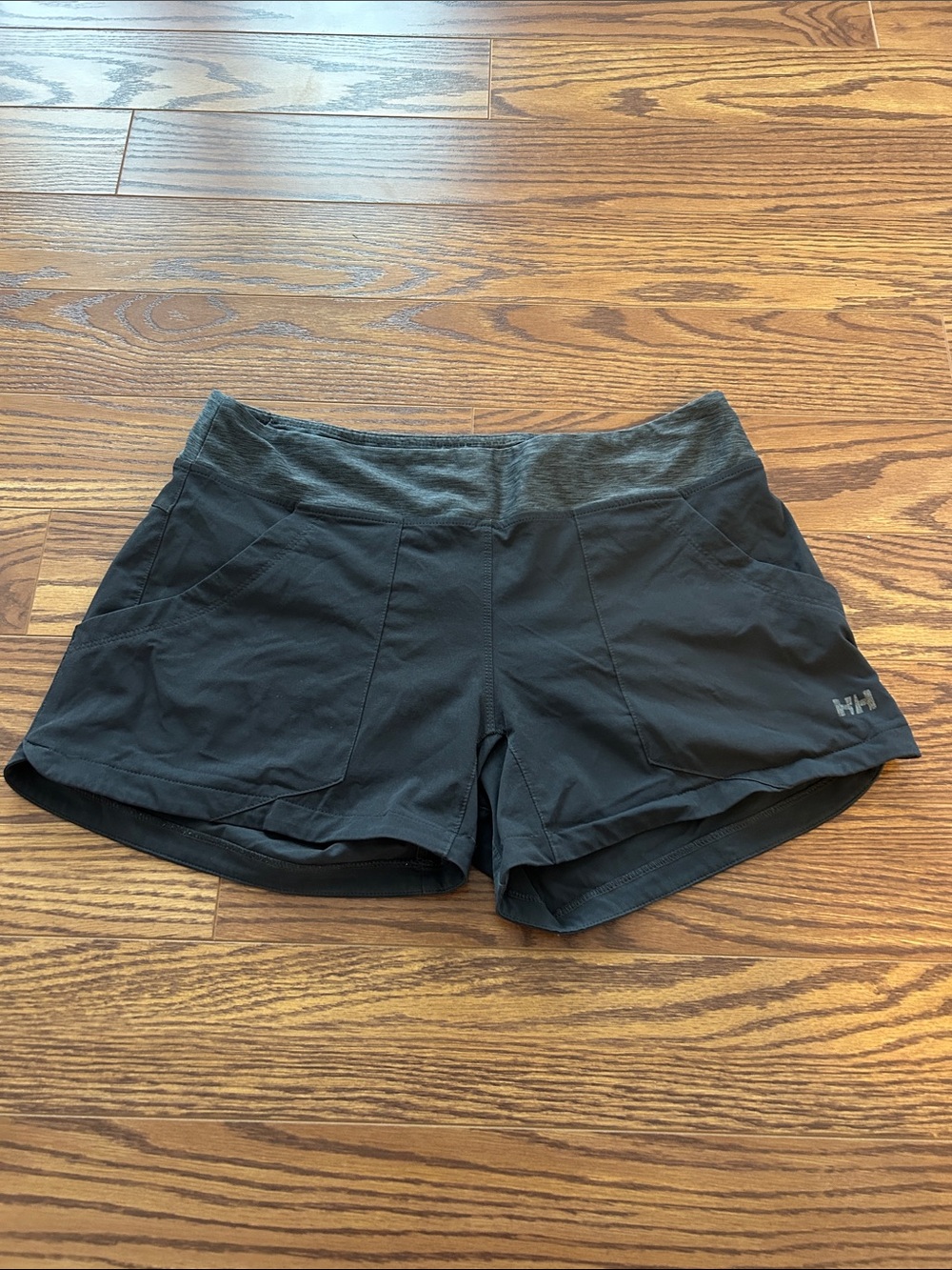 Helly Hansen Black Women's Athletic Shorts with Stretch Waistband